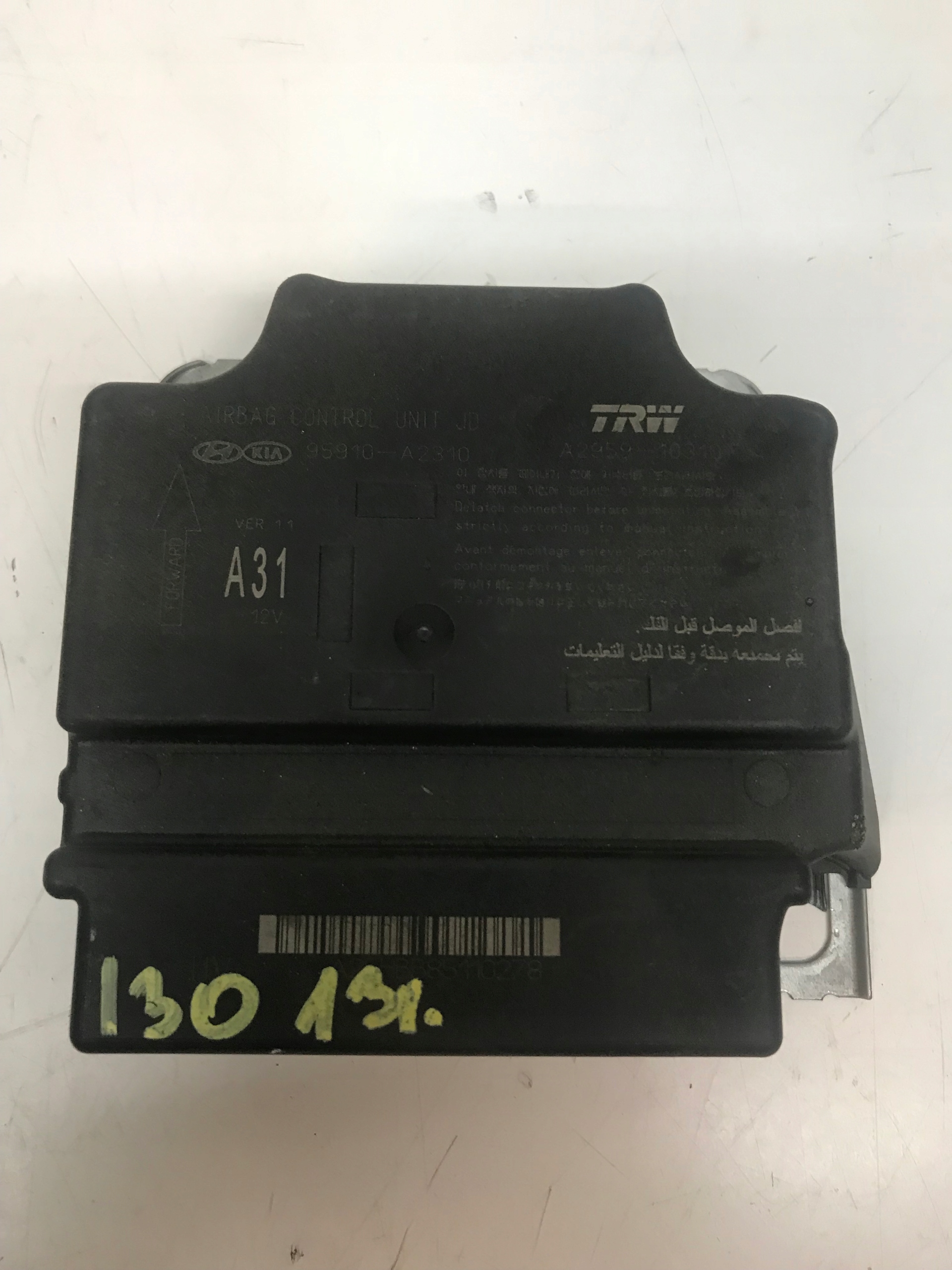 KIA CEED I30 II SENSOR modulo airbag 95910-A2310
