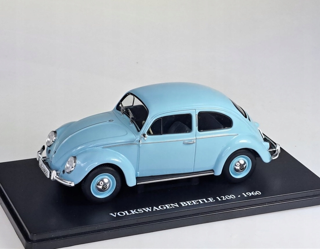Atlas Volkswagen Beetle 1200 1960 Blue 1:24