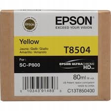 Epson Singlepack Photo Yellow T850400 UltraChrome Hd ink 80ml