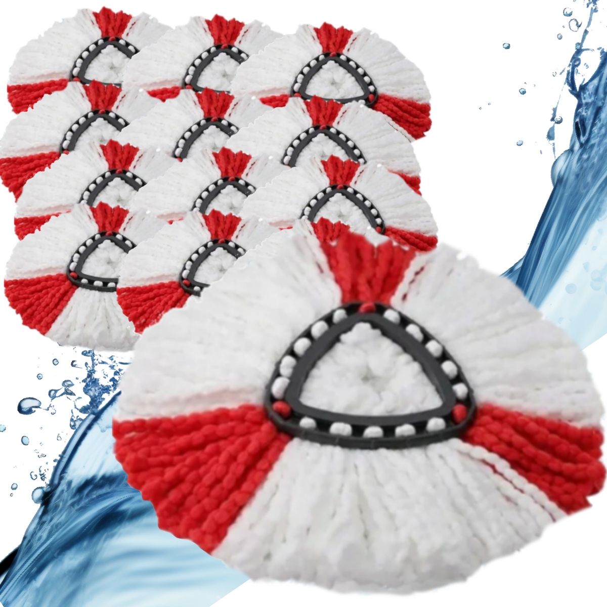 Levně Rotační mop náhradní náplň Vileda Turbo sada 12 ks