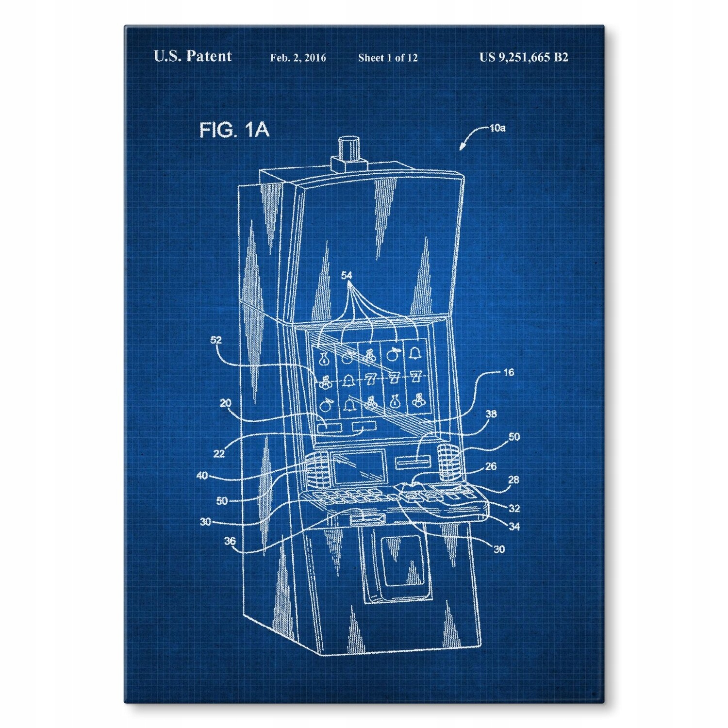 Kovový plakát Jednoruký bandita Dárek 30 x 42 cm