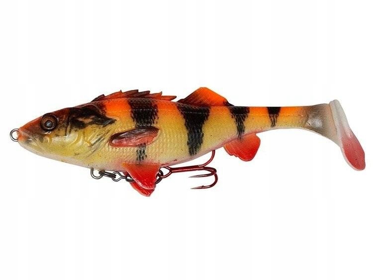 Guma Okoń 4D Perch Shad 12,5cm Albino Savage Gear