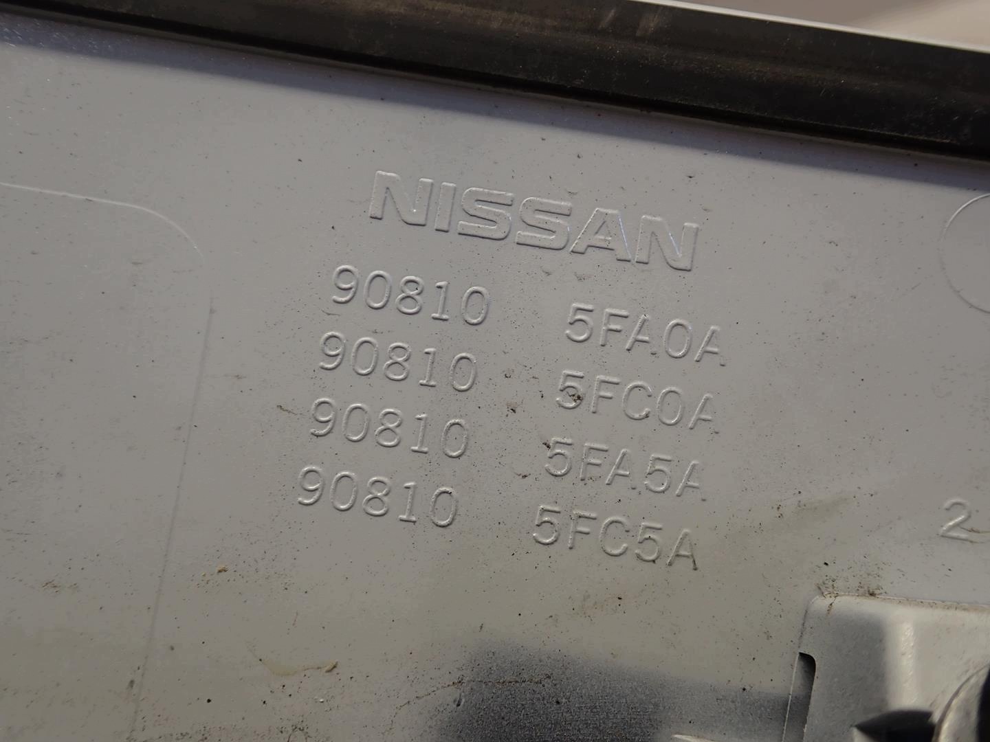 cap moulding bonnet NISSAN MICRA K14 2017- 90810-5FA0A