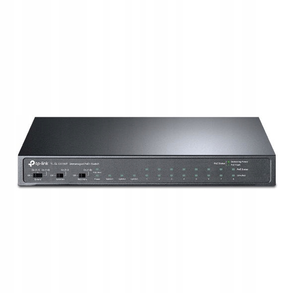 TP-Link TL-SL1311MP 8xFE Poe+ 124W 2xGb nonPOE,1xSFP Cctv switch