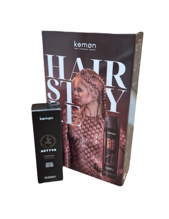 Kemon Nourish šampon 250 ml lak 300 ml lehký krém na obličej 30 ml