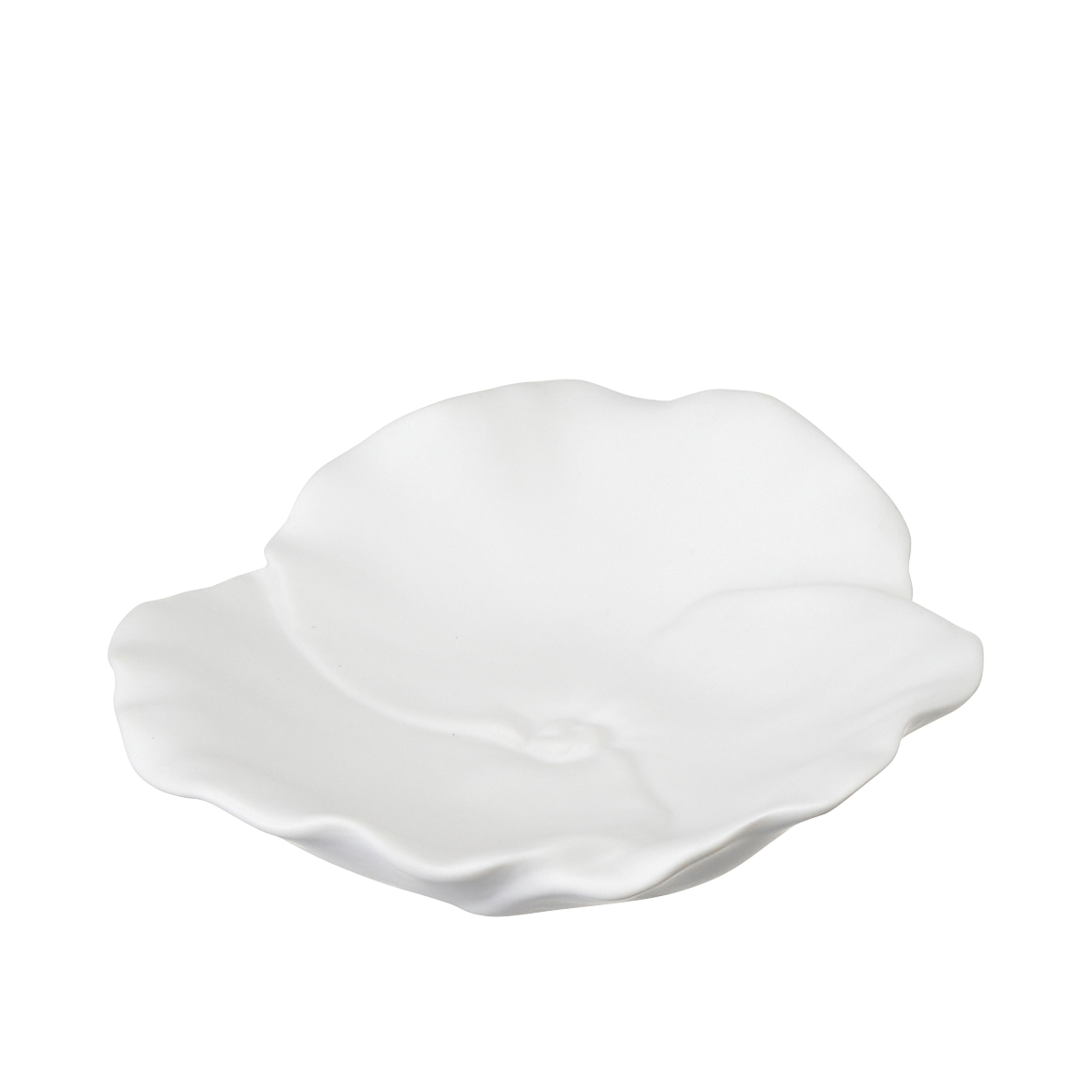 

Podstawka Porcelanowa Biała Patera Kwiat 10cm