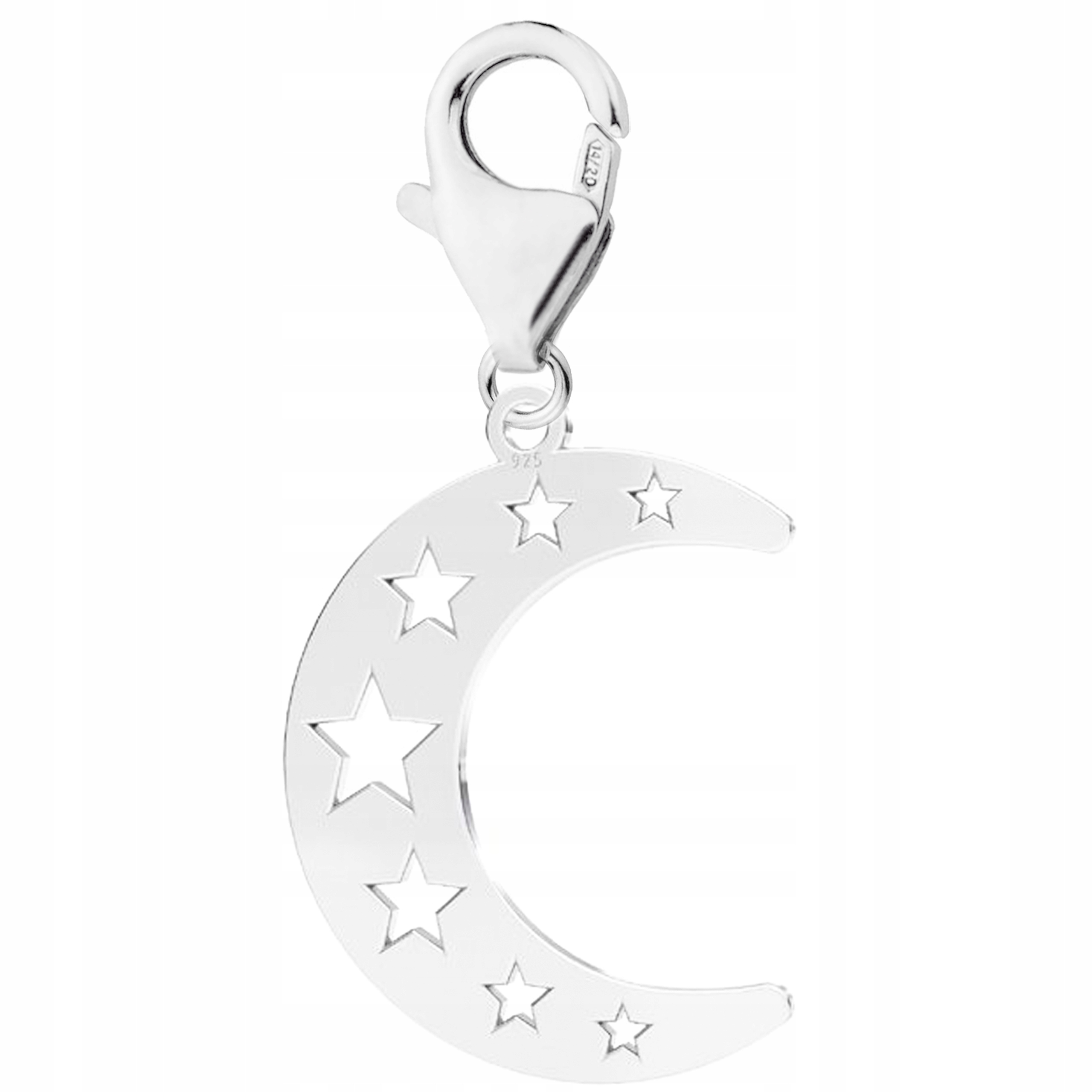 Stříbrný přívěsek s Měsícem Hvězdy Půlměsíc Měsíc Stříbro 925