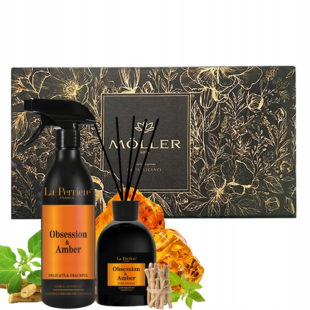 Dárková Sada Parfém do interiéru Difuzér s vůní Obsession & Amber