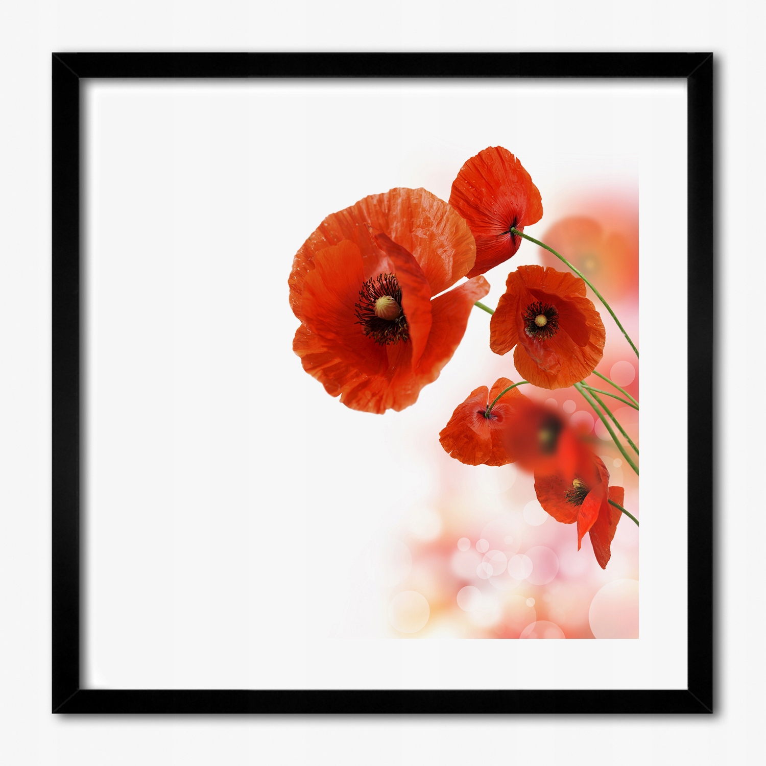 

Grafika foto obraz z ramą mdf na ścianę Maki 50x50