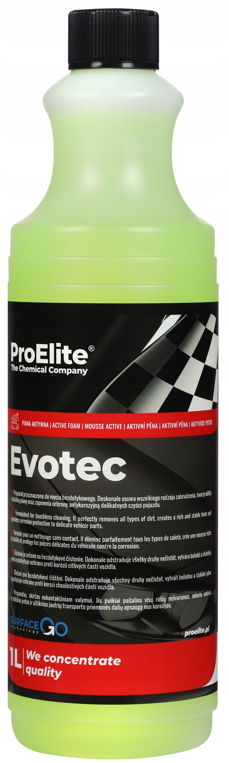 ProElite Evotec 1L aktywna piana do mycia pojazdów