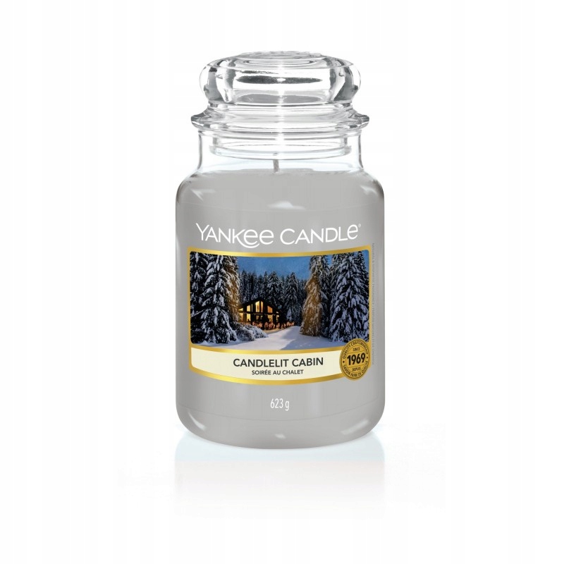 

Yankee Candle duży Candlelit Cabin