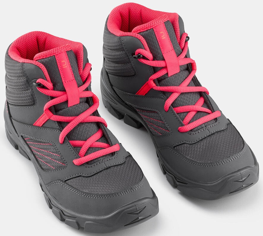 BUTY TURYSTYCZNE DLA DZIECI TREKKINGOWE QUECHUA 35 Płeć dziewczynki