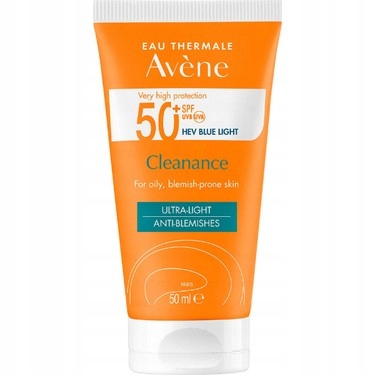 Avene Cleanance Spf 50+ emulsja przeciwsłoneczna do skóry trądzikowej 50 ml
