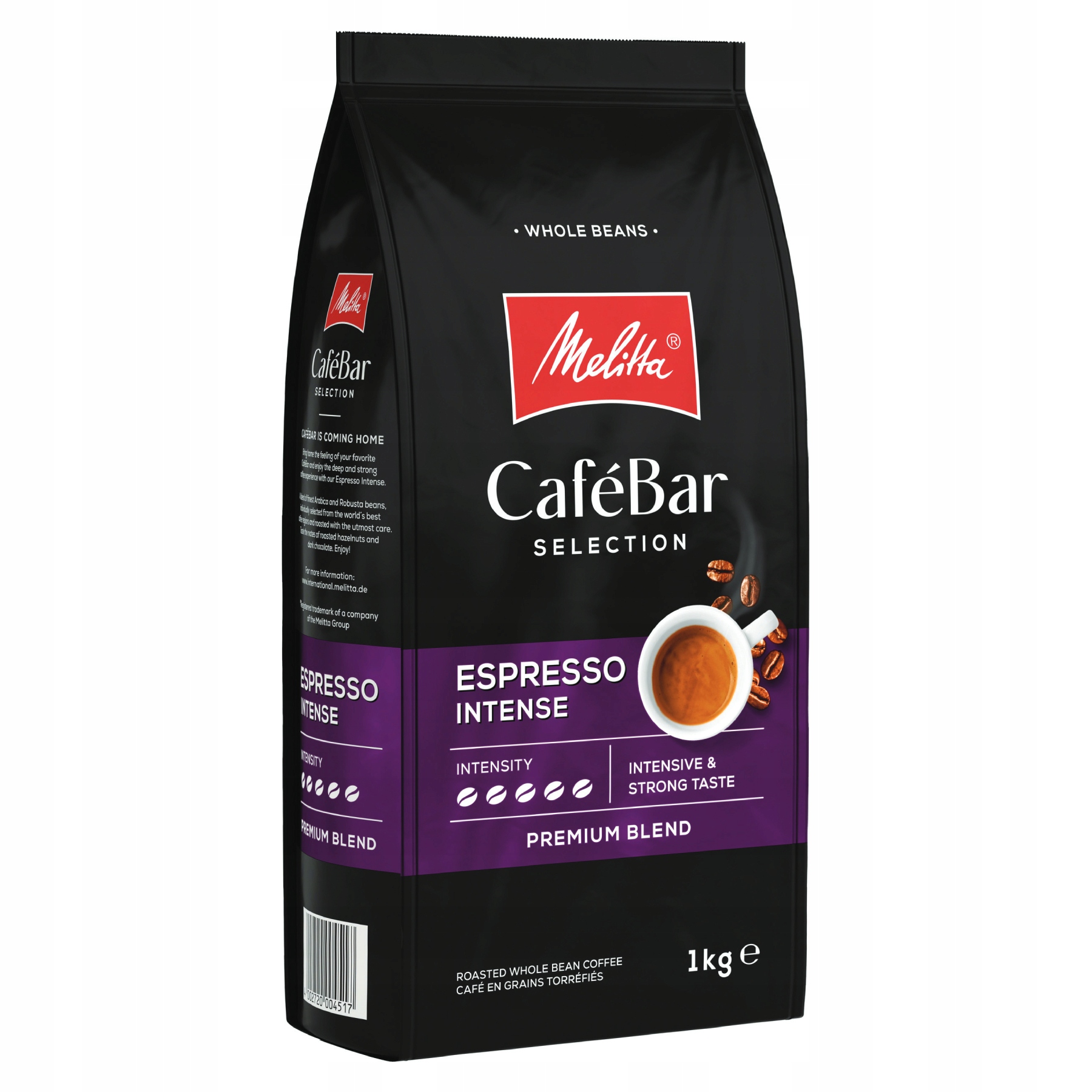 Levně Káva Melitta Cafebar Espresso Intense 1 kg videokniha Bonus