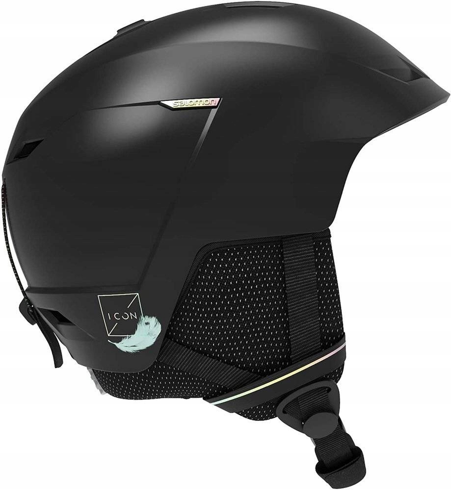 Damski kask narciarski/ snowboardowy Salomon S 53-56 cm czarny