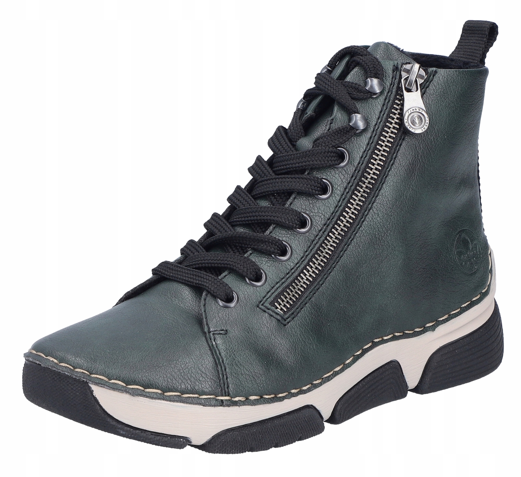 Rieker 45920-54 vel.37 zelené kotníkové boty boty Teplé