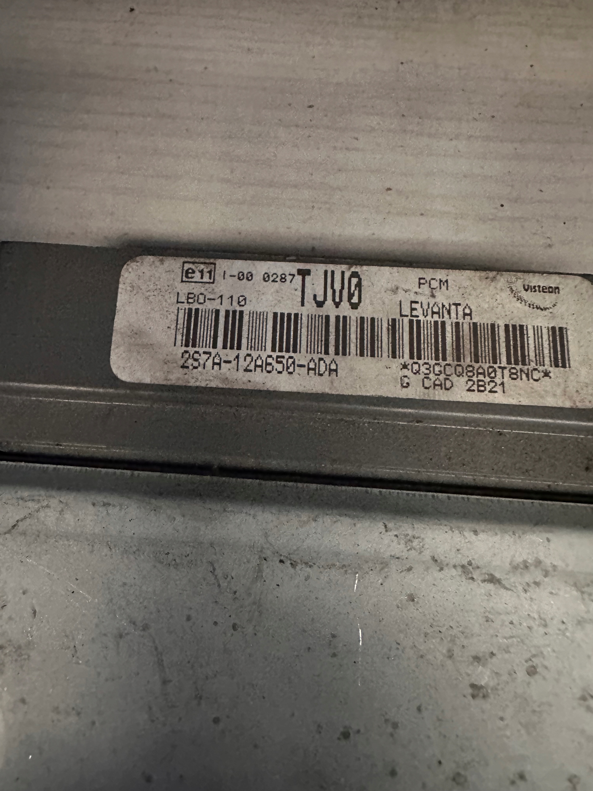 control unit of the engine MONDEO MK3 2.0 2S7A-12A650-ADA