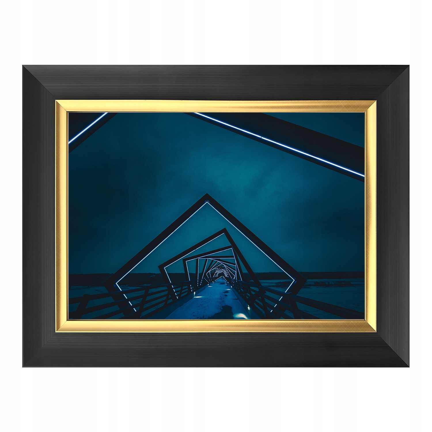 Fotoobraz Cesta v rámci uzavřeného mostu 50x70