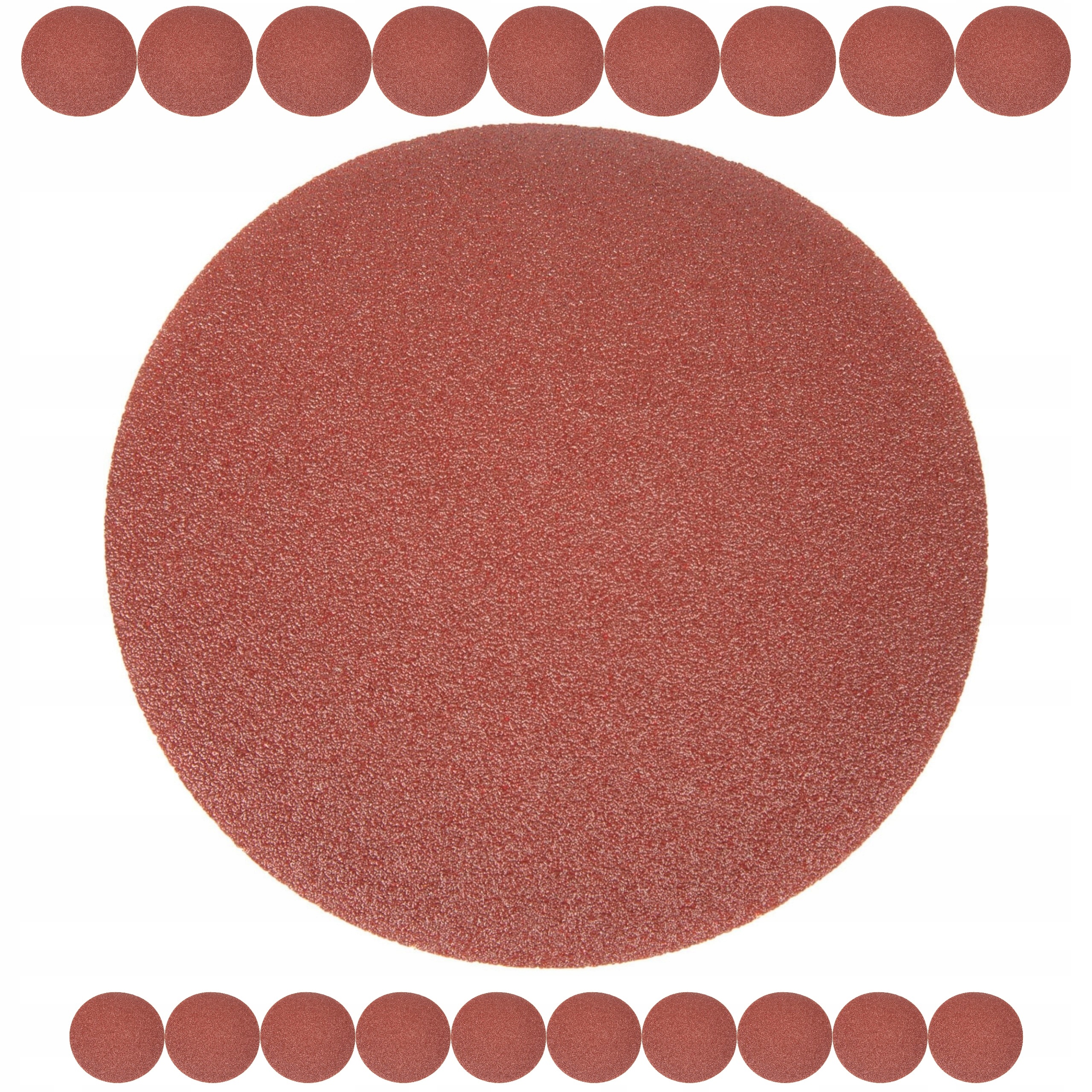 PAPIER ŚCIERNY NA RZEP KRĄŻEK DYSK 125mm P320 DO SZLIFIERKI ZESTAW 20szt