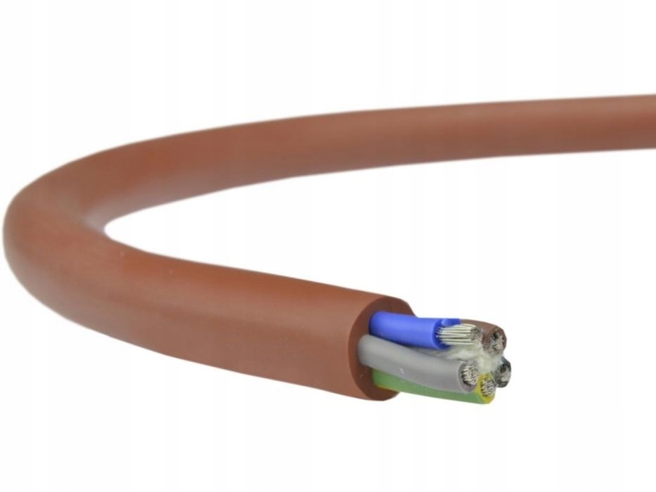

Kabel przewód silikonowy Sihf 5x2,50mm2