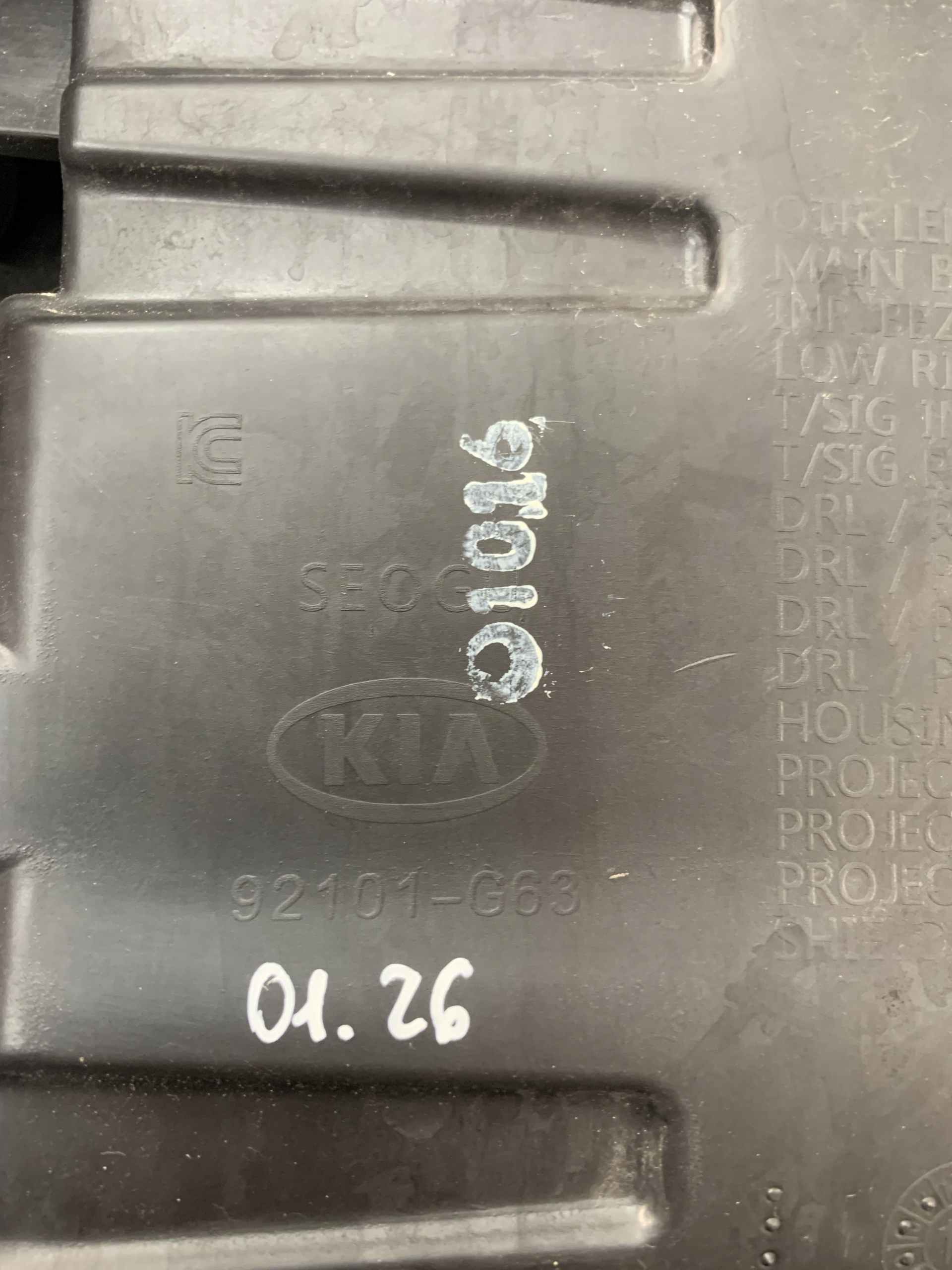 light front left reflektor Kia Picanto 3 GT-Line 17-20r 92101-G63 01.26