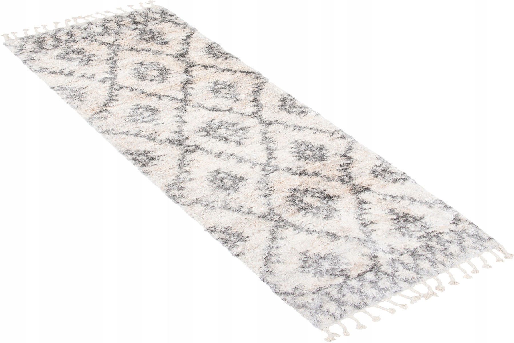 Koberec Behúň Shaggy Aztec 80x250 Strapce Boho w03