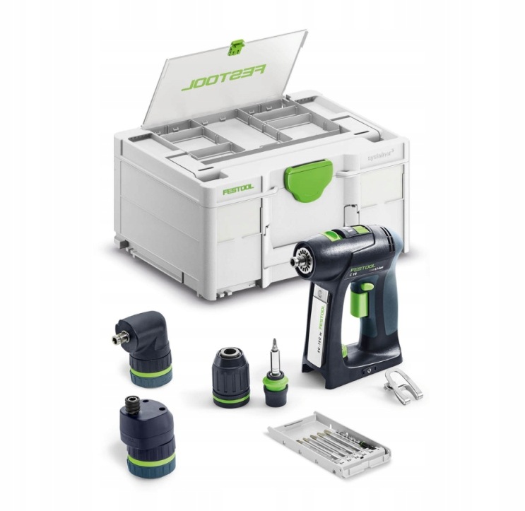 Festool Akumulátorová aku vrtačka C 18 Basic-Set 578831
