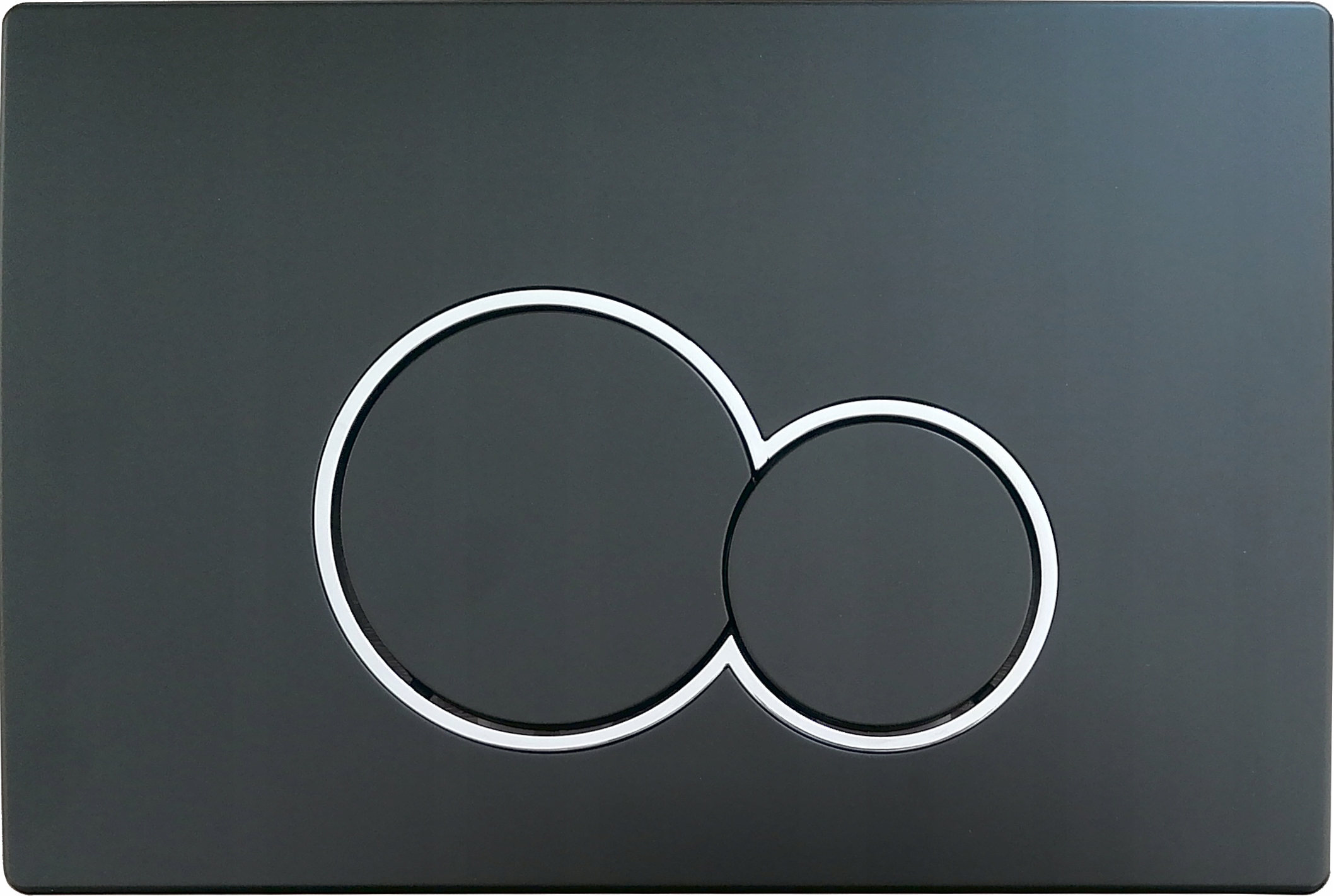 Tlačítko Simba černá matná vhodná pro rám Wc Geberit Duofix Delta UP100