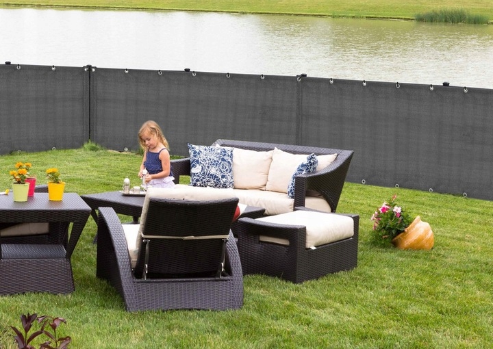MATA OSŁONA BALKONOWA 100x500cm NA BALKON TARAS PE Marka Import