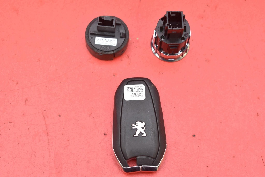 ignition key button 9827205180 PEUGEOT 3008 2 II 1.2 PURETECH 131 KM