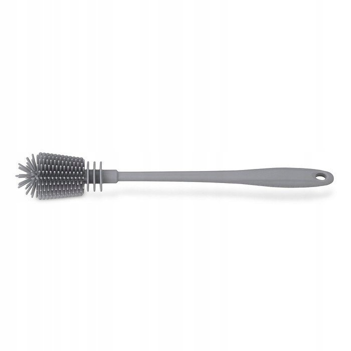 Kartáč Na Láhve Kela Susa 31 cm silikonový šedý s dlouhou rukojetí