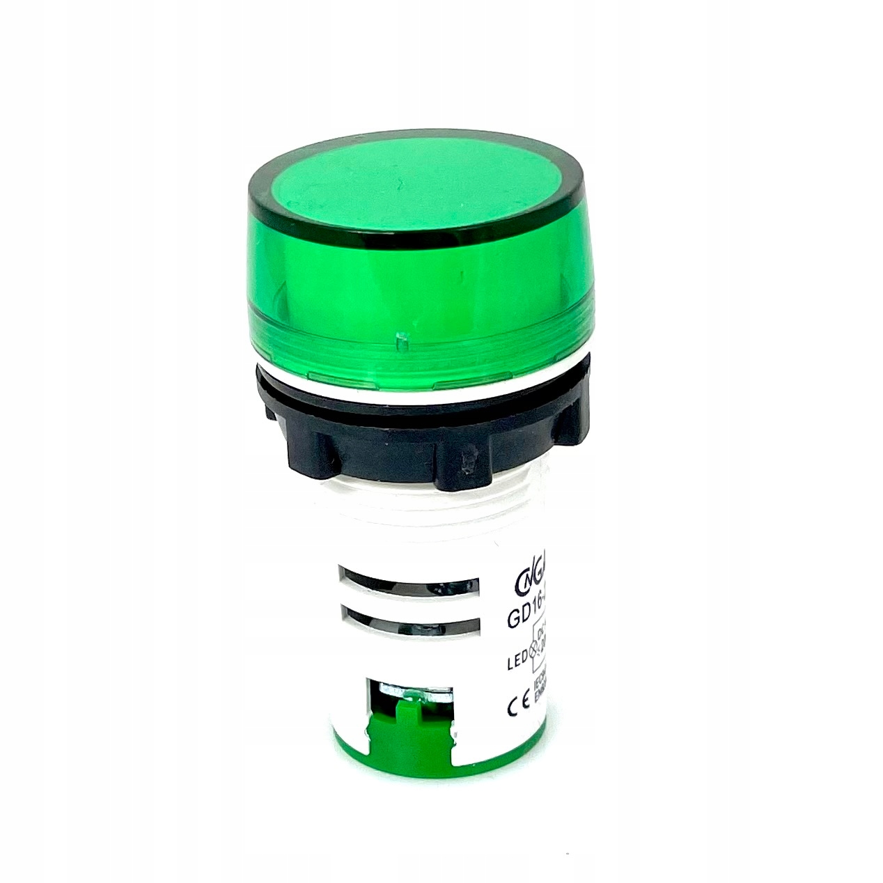

Lampka kontrolka Led otwór 22mm zielona 12V Ac/dc