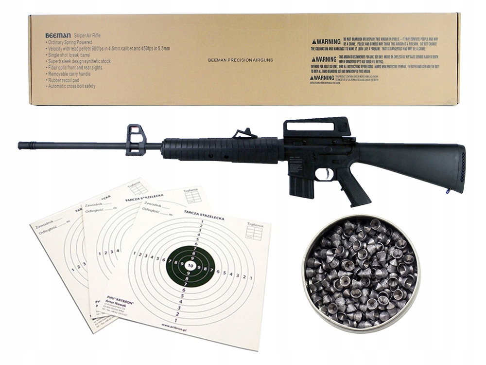 Wiatrówka karabinek Beeman 1920 Sniper kal. 5,5 mm gratisy