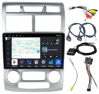 Rádio Navigácia Carplay Kia Sportage 2004-2007 Bt Wifi Bt Android 4GB 64GB