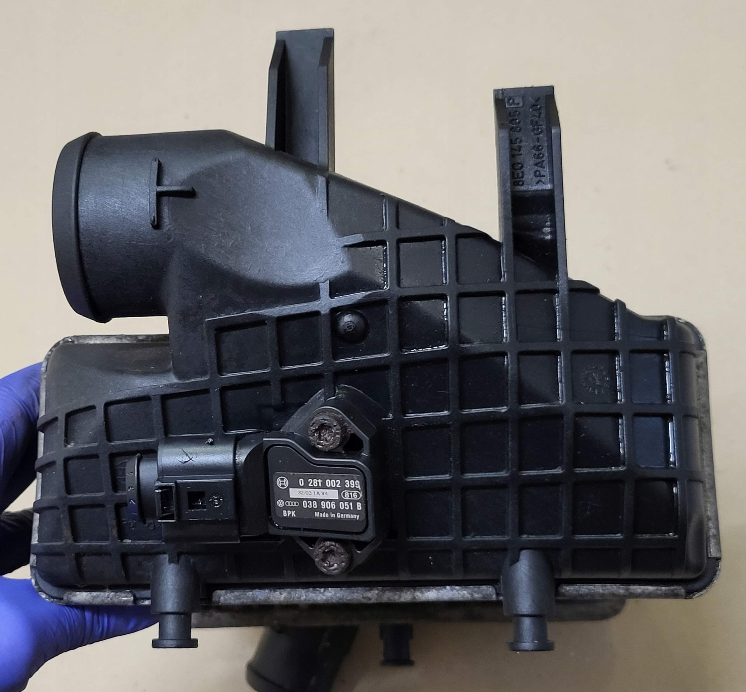 Kühler INTERCOOLER luft Sensor AUDI A4 B6 B7 8E 2.5 TDI OE
