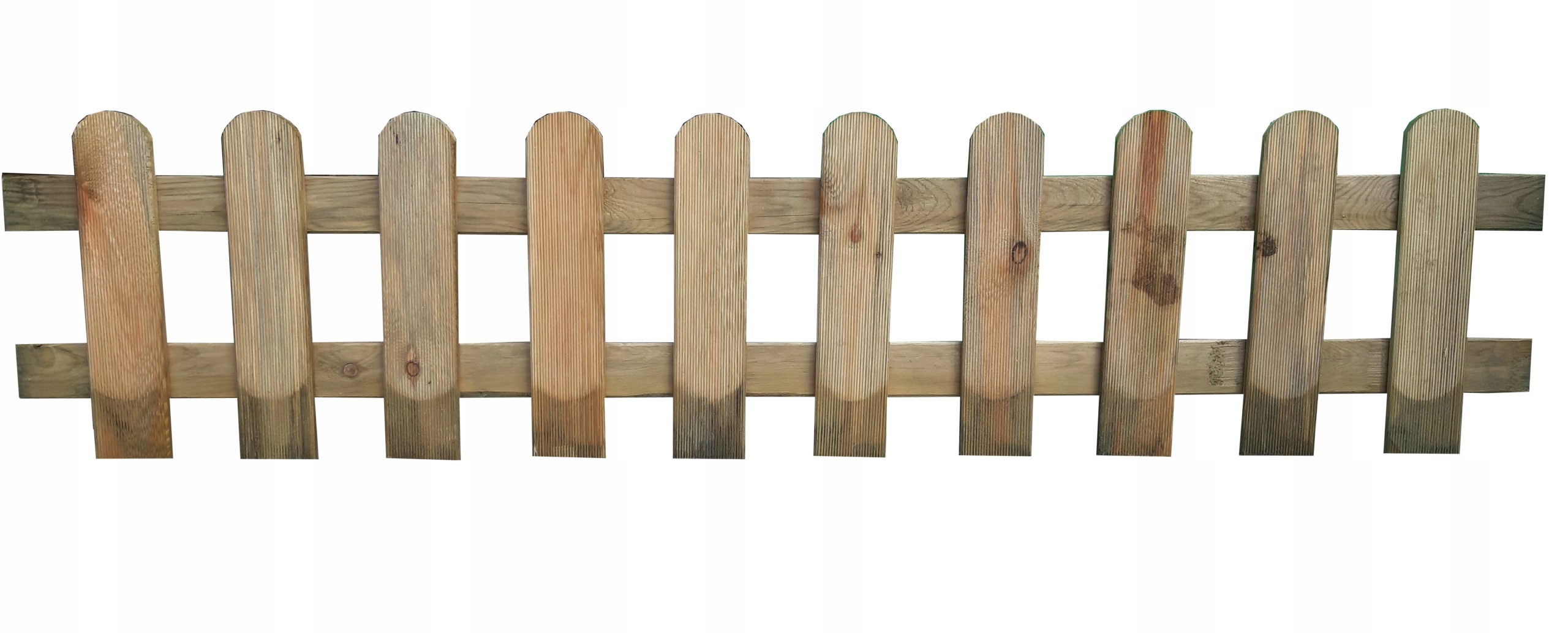 Płot sztachetowy ryflowany 10 40x180 drewniany impregnowany