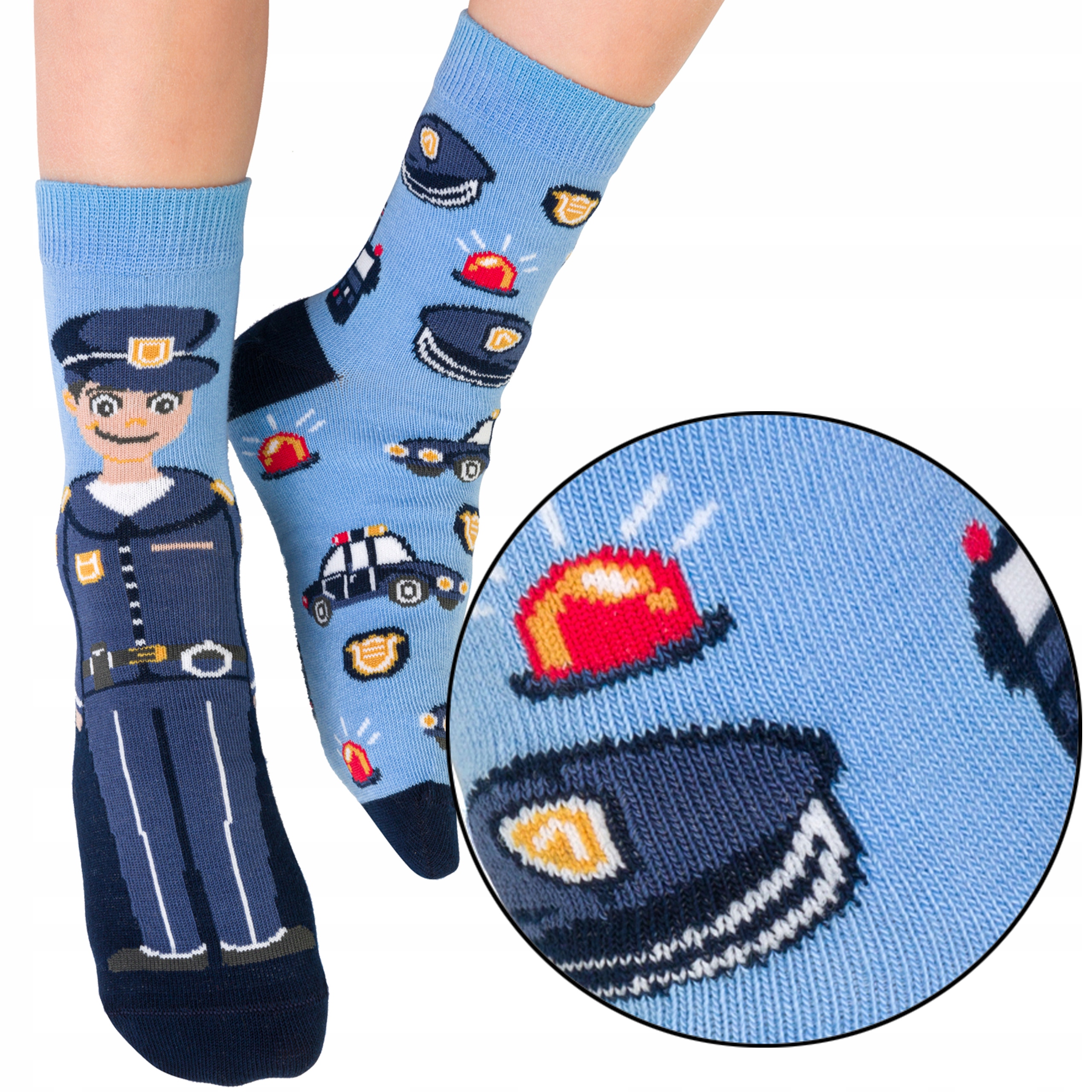 

Steven 014 Skarpetki dziecięce policja blue 29-31