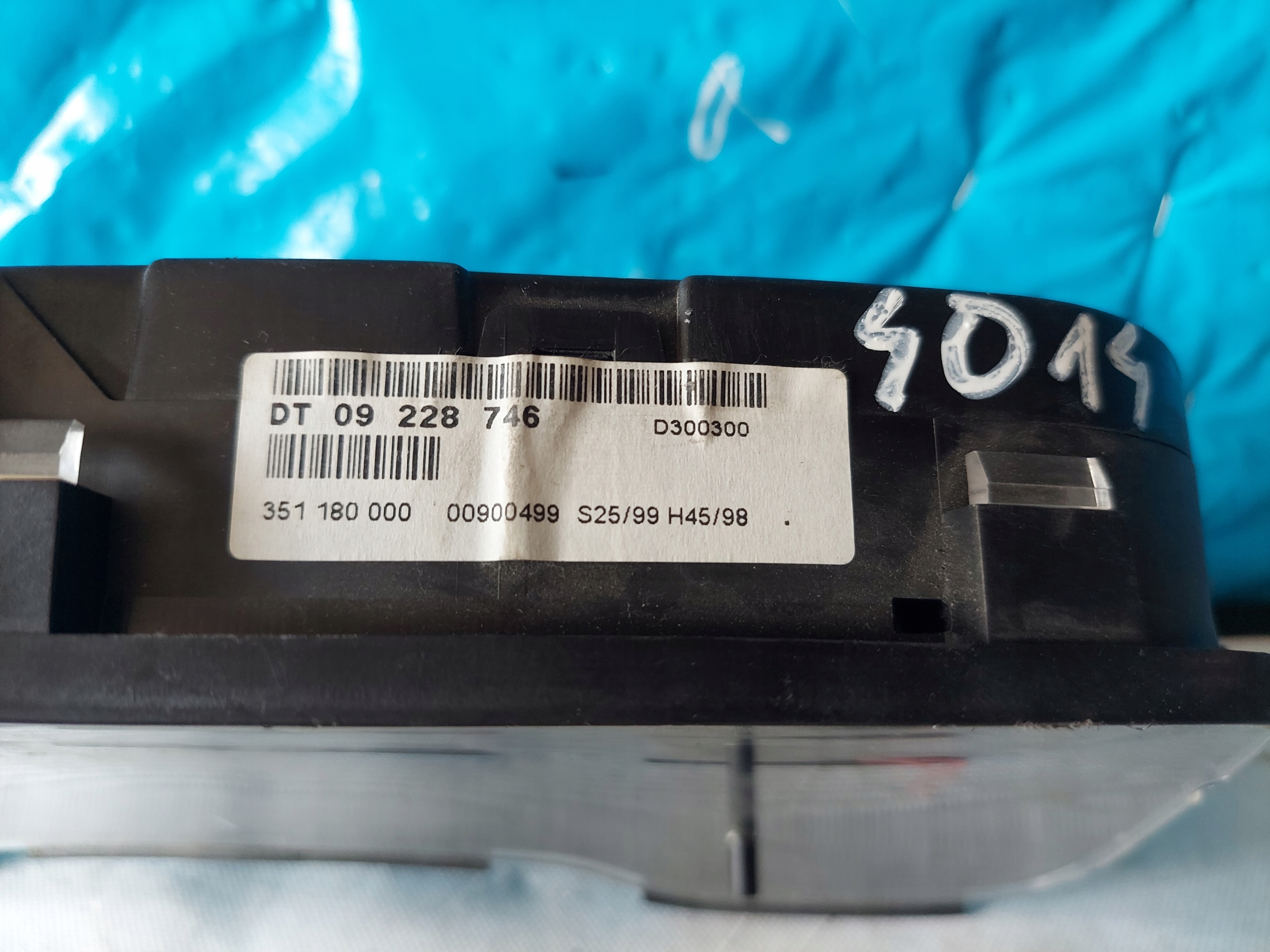 dials clock MERIVA A 1.6 16V 09228746