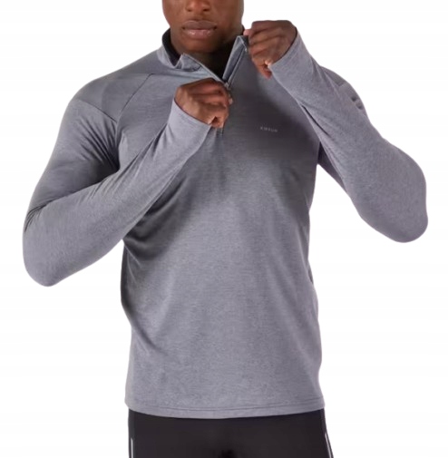 Termoaktywna Komfprtowa Męska Bluza Do Biegania Profi