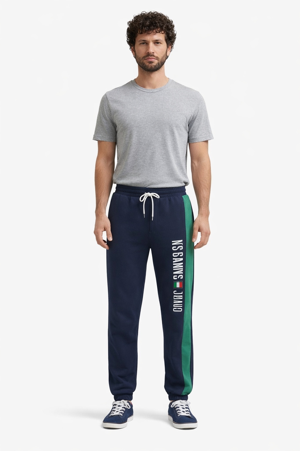 Tommy Jeans Teplákové Kalhoty S Lampasy V Barvě Tmavě Modré M I4C