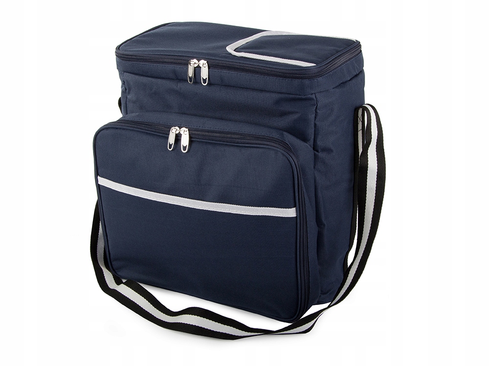 TORBA PIKNIKOWA TERMICZNA LODÓWKA NA PIKNIK ZAKUPY Wysokość 33 cm