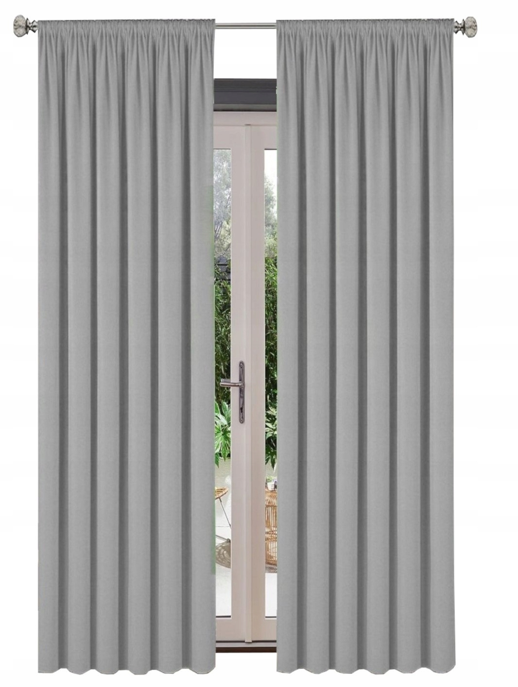 ZASŁONY 230 x 145 CM ZASONY GOTOWE TUNEL TAŚMA