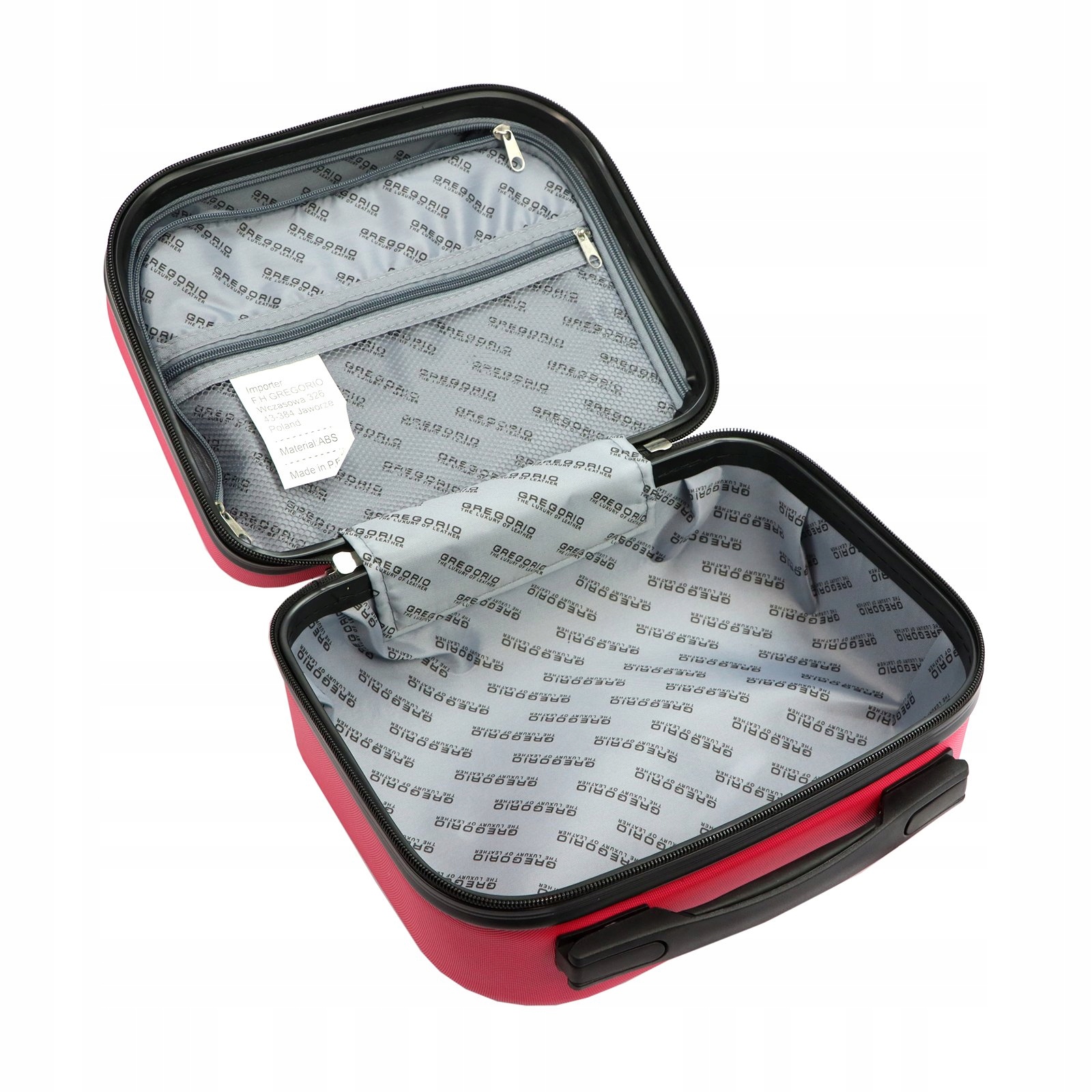 ORYGINALNY KUFEREK MAŁA WALIZKA PODRÓŻNA KABINÓWKA GREGORIO Rodzaj twarda