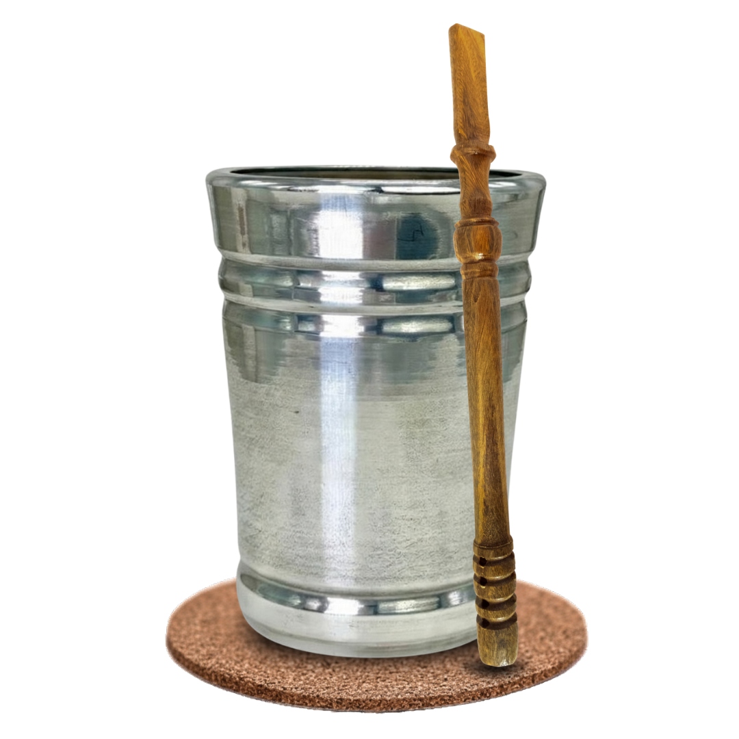 Zestaw Yerba Mate Matero Palo Santo 150 ml Drewniana Bombilla 18 cm