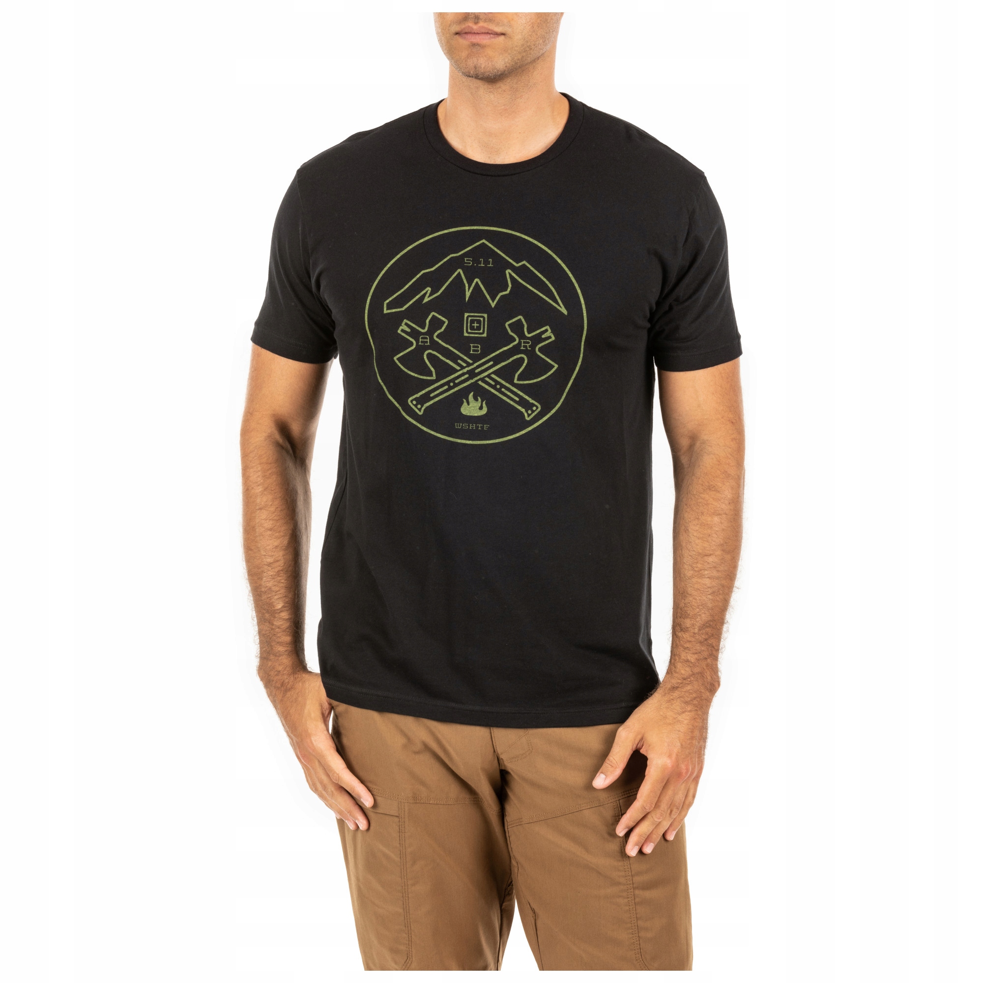 5.11 Tričko Crossed Axe Mountain Tee S Černé 41280ACY