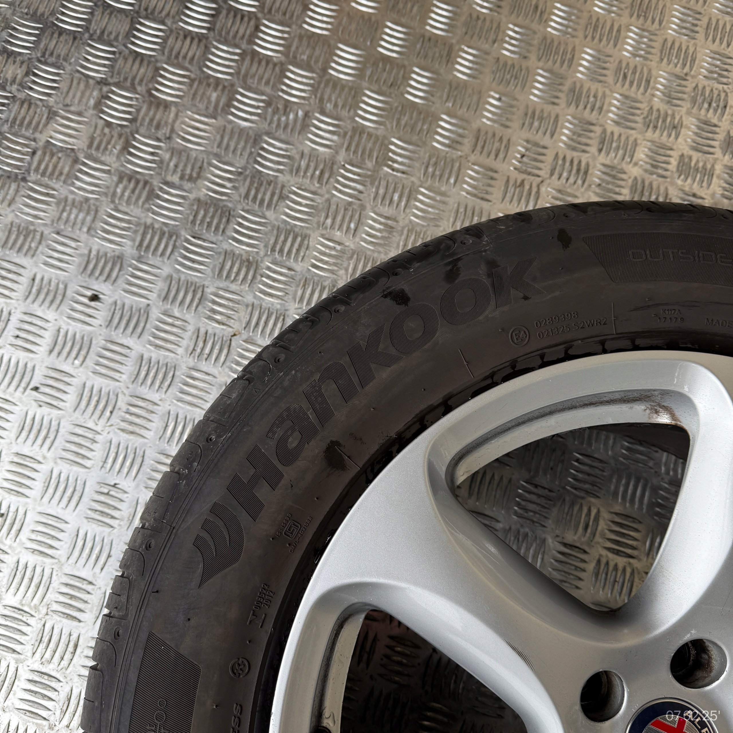 discs wheels tyres ALFA ROMEO GIULIA HANKOOK 235/60/18" 5MM summer