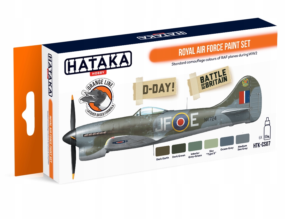 Sada barev Hataka CS07 Royal Air Force