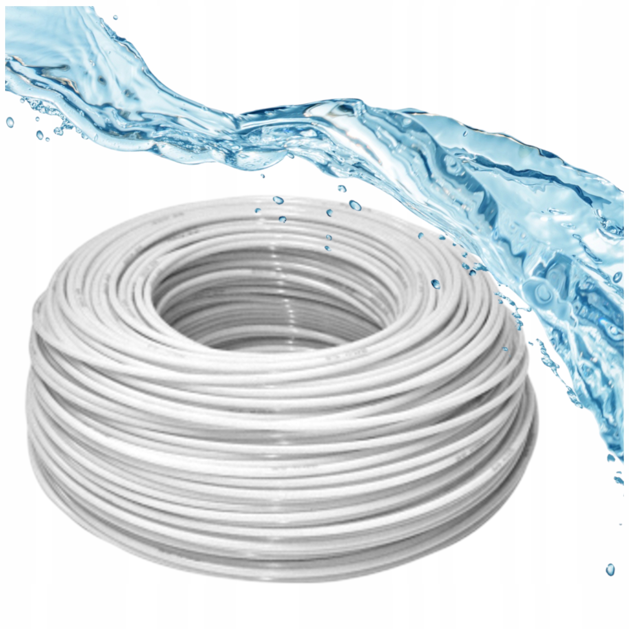 WĄŻ WĘŻYK 1/4" OSMOZA DO FILTRA WODY RO LODÓWKI BIAŁY Trwały Odporny