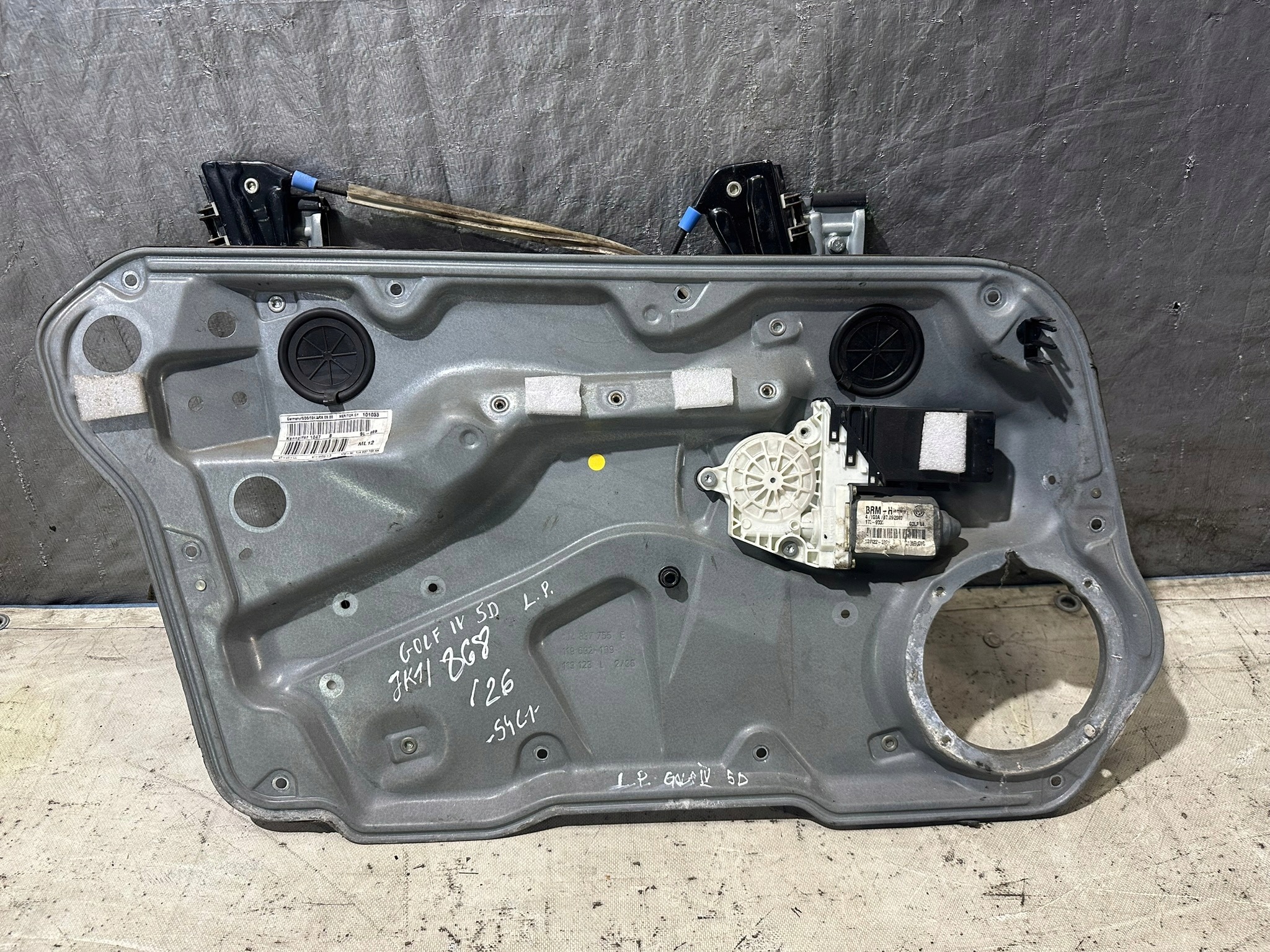 mechanism window regulator left front 1J2837755 E VW GOLF IV 5D HB 01R