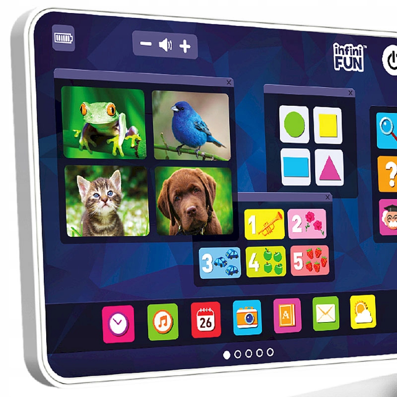 Laptop dla dzieci tablet edukacyjny komputer 80 pytań 2w1 zabawa i nauka Marka Smily Play